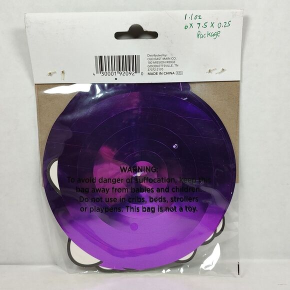 "Boo" Halloween Party Ghost Ghoul Spook Hanging Swirl Decoration 3 Count Purple - Picture 4 of 6